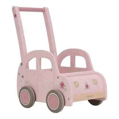 Little Dutch® Drveni Baby Walker Pink FSC