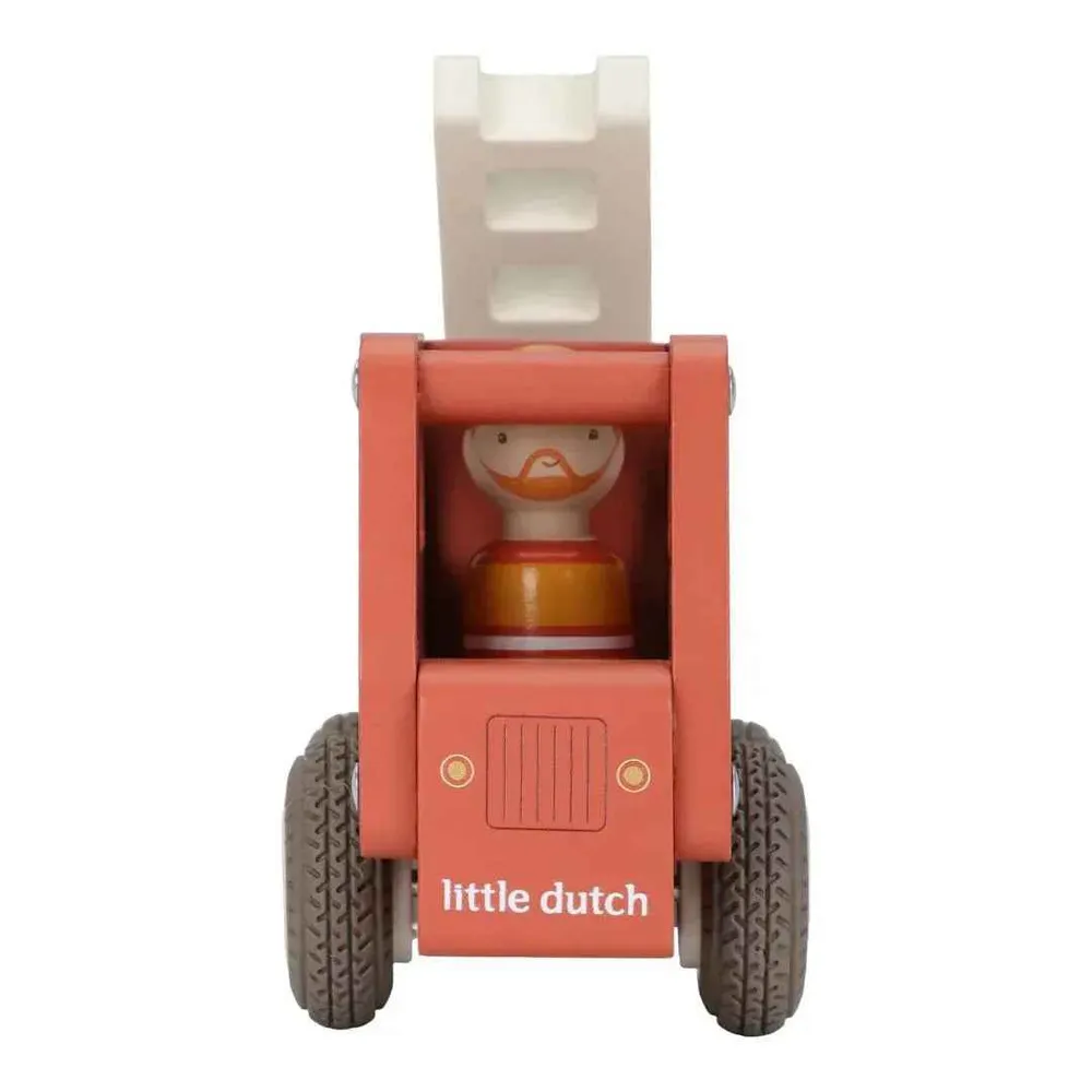 Little Dutch® Drveno vatrogasno vozilo