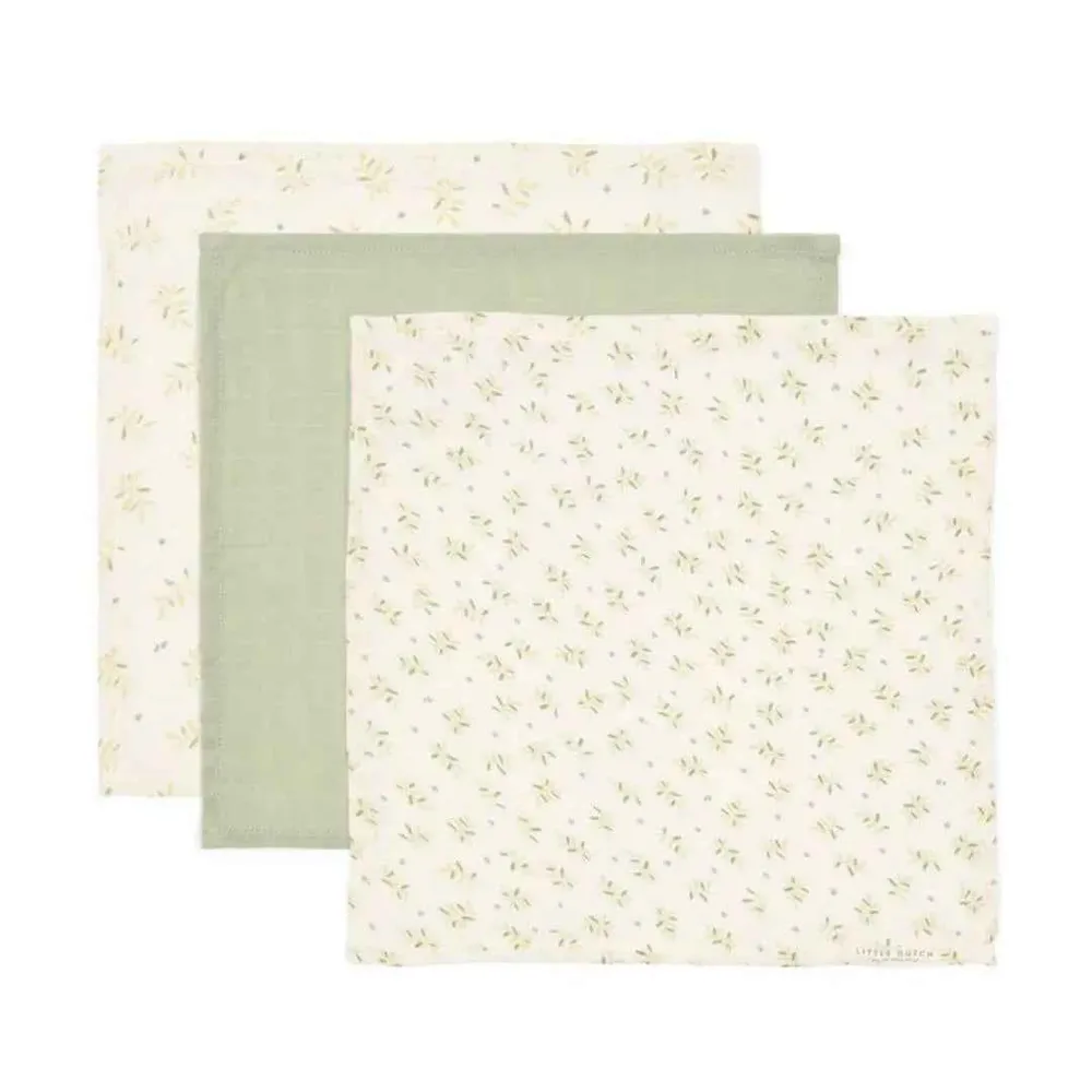 Little Dutch® Komplet krpice za obraz Blueberry Leaves/Sage 25x25