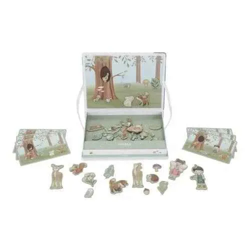 Little Dutch® Magnetne puzzle Forest Friends FSC