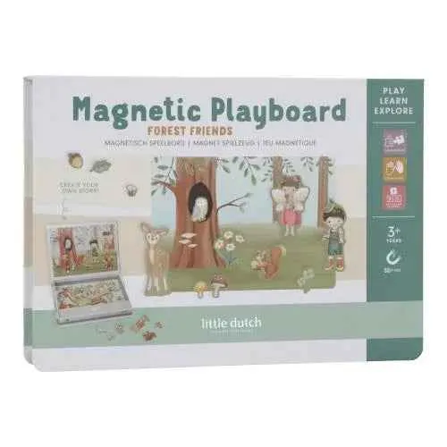 Little Dutch® Magnetne puzzle Forest Friends FSC