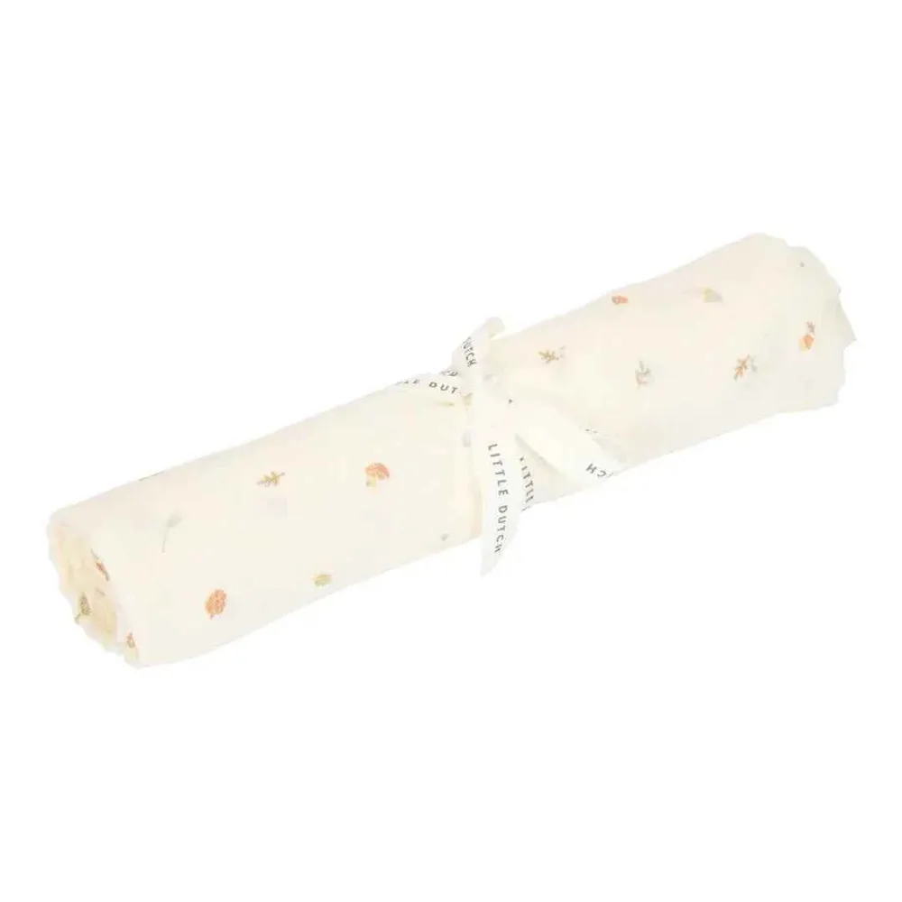 Little Dutch® Muslin pelena za previjanje Forest Treasures 120x120
