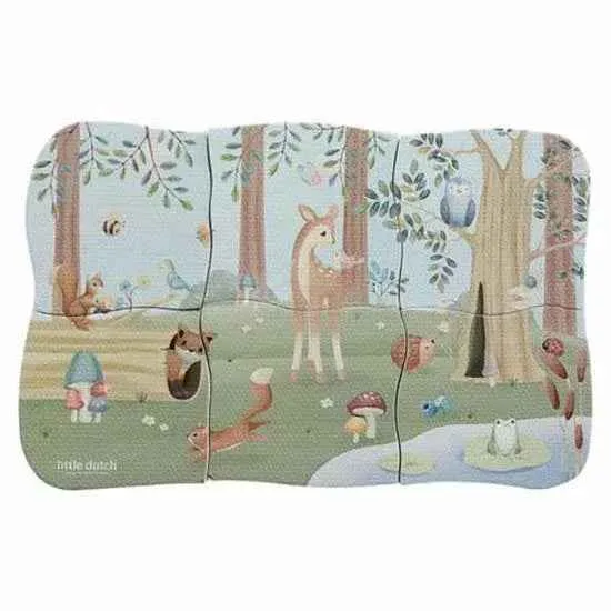 Little Dutch® Pjenasta slagalica za kupanje Forest Friends