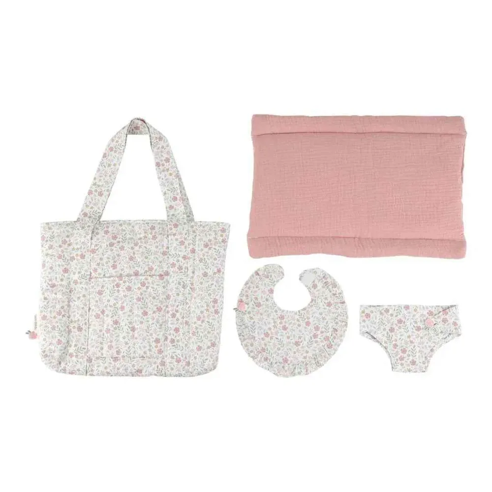Little Dutch® Torba za presvlačenje za lutke Soft Flowers