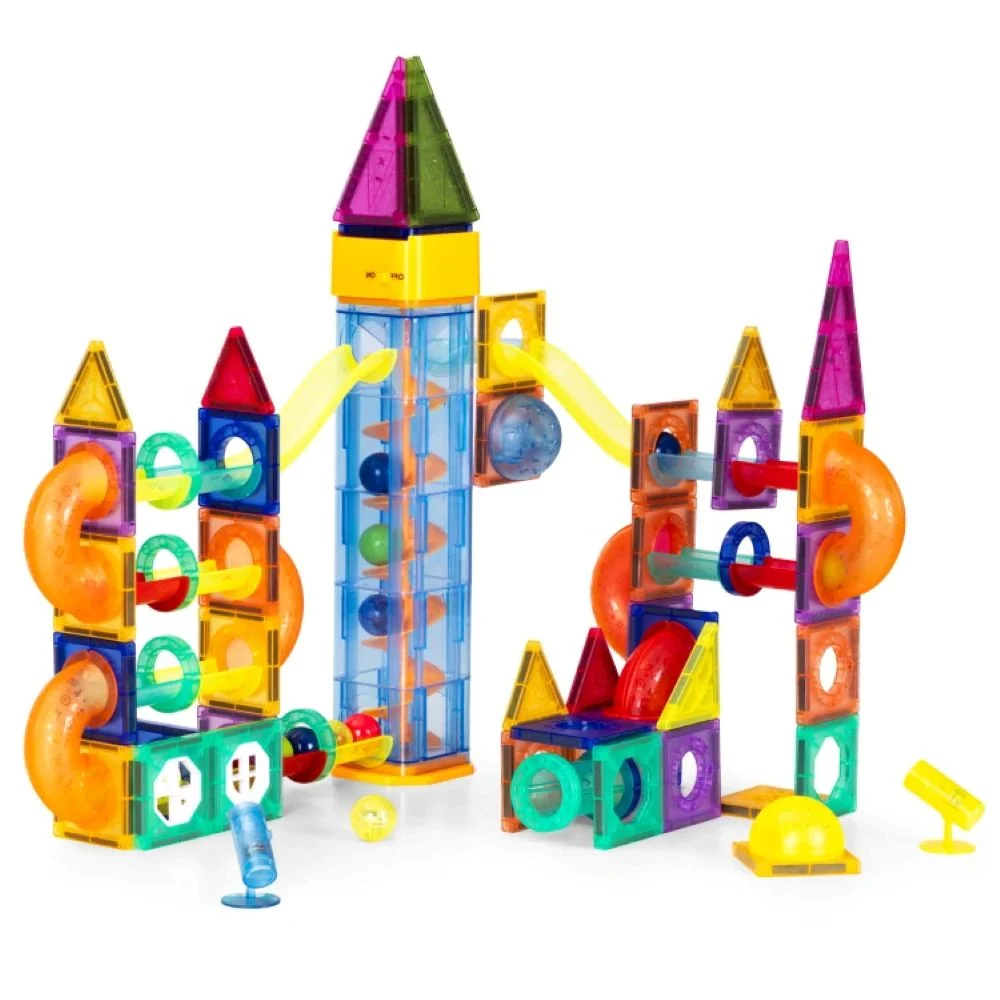Magnetni set građevinski blokovi TUNEL, Marble Run - 134 dijelova
