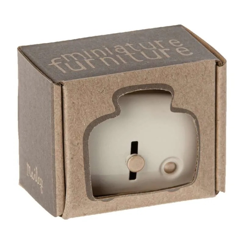 Maileg Brødrister m. Brød - Miniatura - Sirova bijela