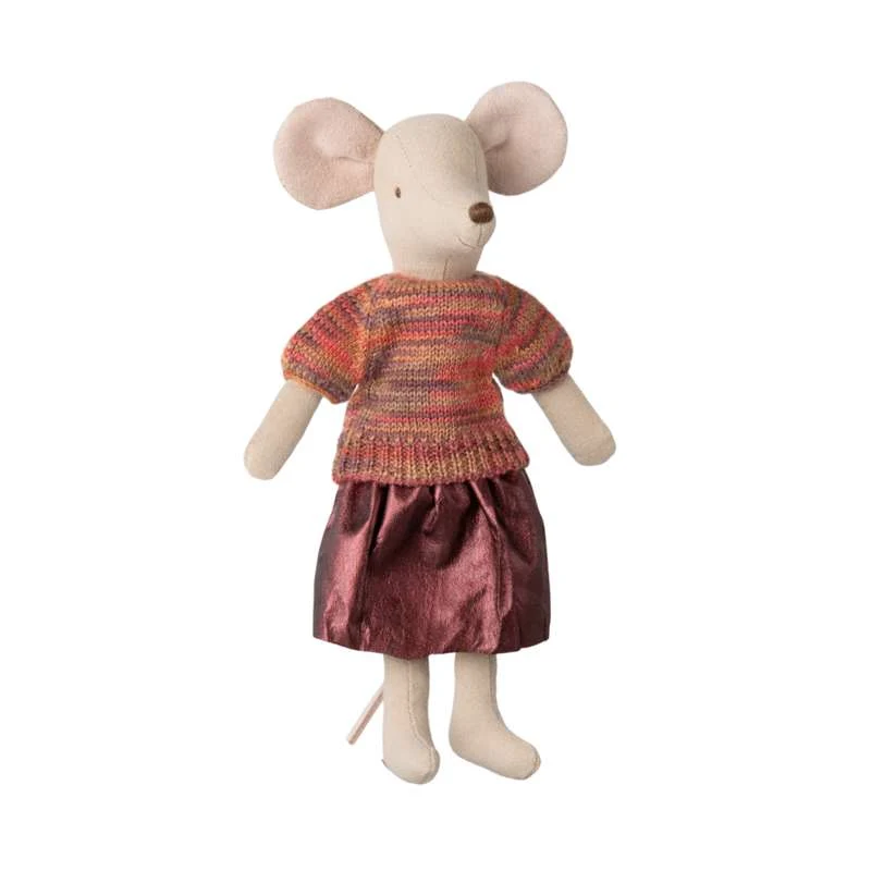 Maileg Suknja i Pletena Bluza - Mama Miš