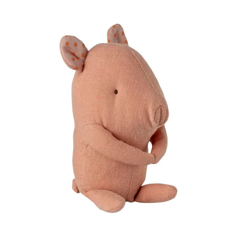 Maileg uspavanka Prijatelji - Svinja - Mini - Roza