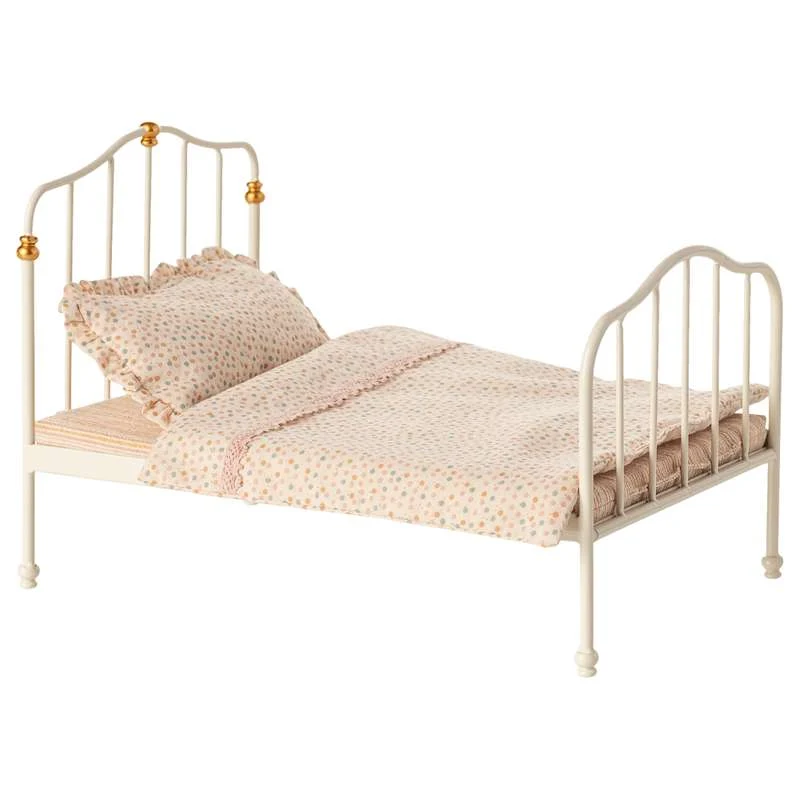 Maileg Vintage Krevet - Miš - RáBijela