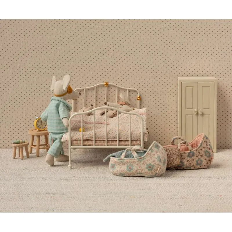 Maileg Vintage Krevet - Miš - RáBijela