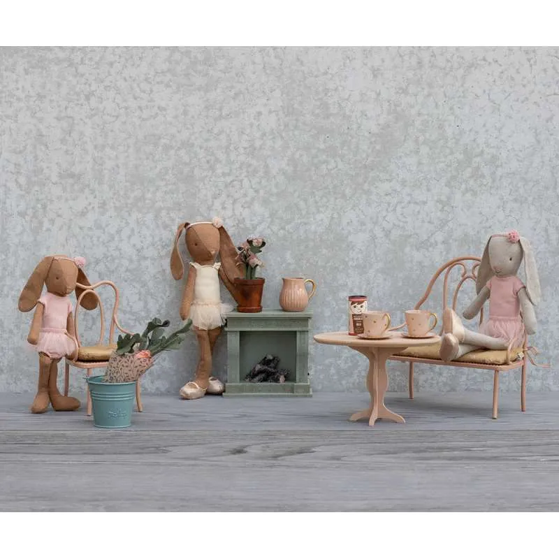 Maileg Vintage stol - Mini - Tamni puder