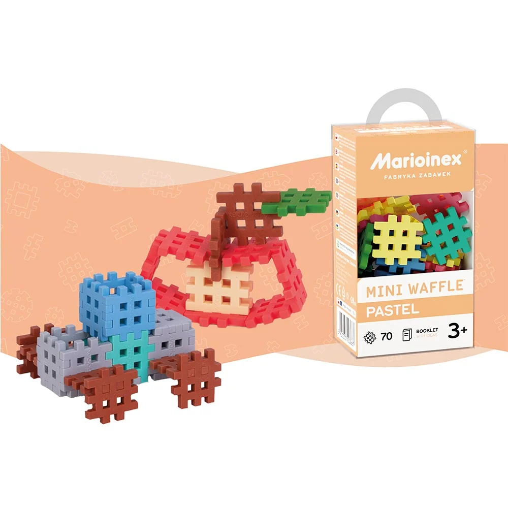 Marioinex Mini Waffle Pastel 70 kom