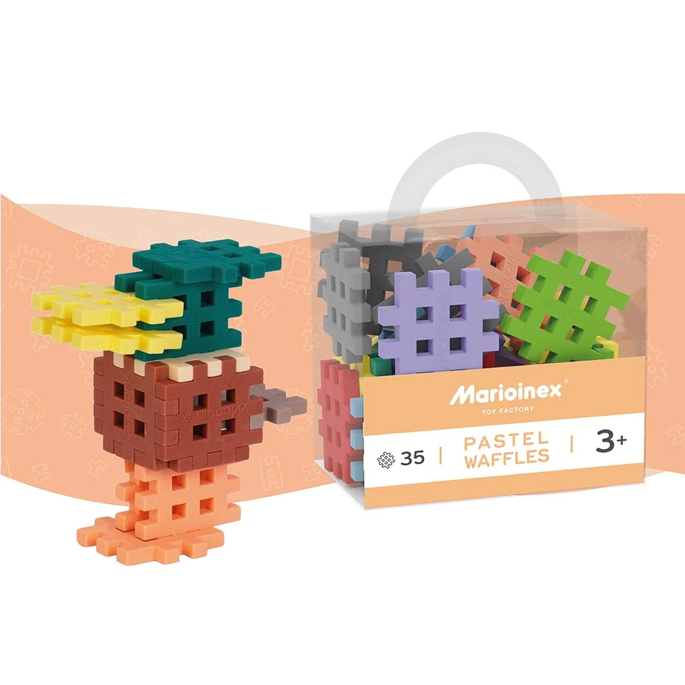 Marioinex Mini Waffle Pastel 35 kom