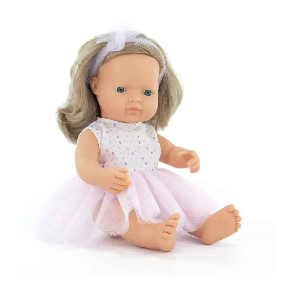 Miniland® Lutka Caucasian Girl 38cm My Friends & Me