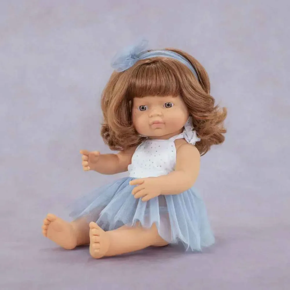 Miniland® Lutka Caucasian Redhead Girl 38cm My Friends & Me