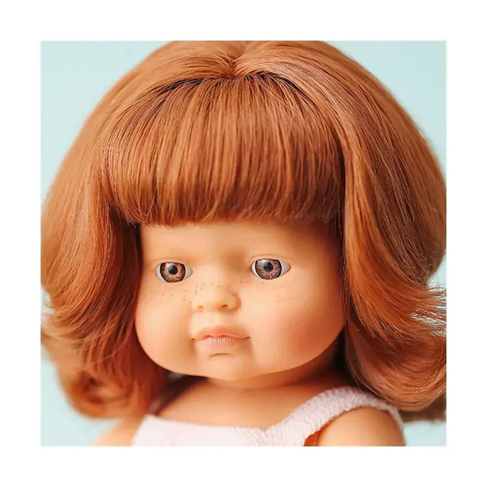 Miniland® Lutka Caucasian Redhead Girl 38cm My Friends & Me