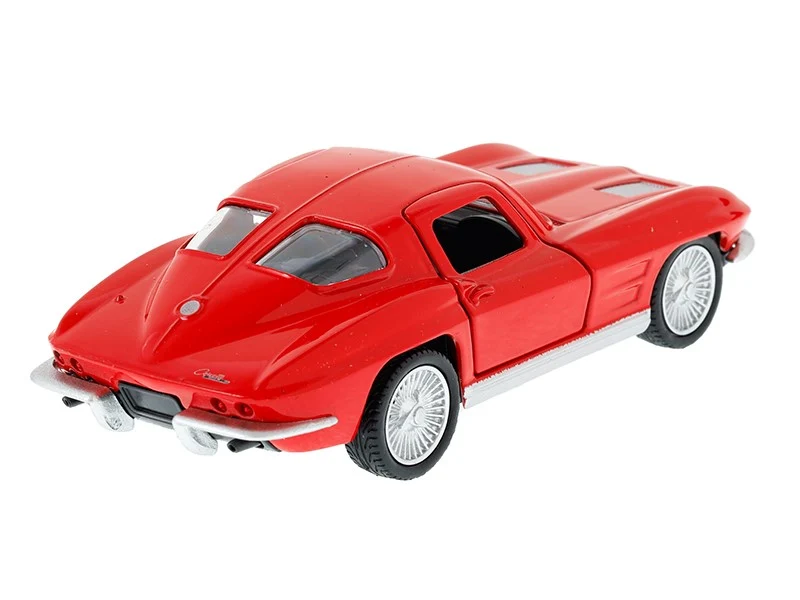 Model 1:32, RMZ 1963 Chevrolet Corvette Stingray Split Window, crvena