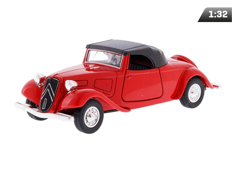 Model 1:34, 1939 CITROËN 11B Traction Avant Cabrio, crveni (A008751C1TC)