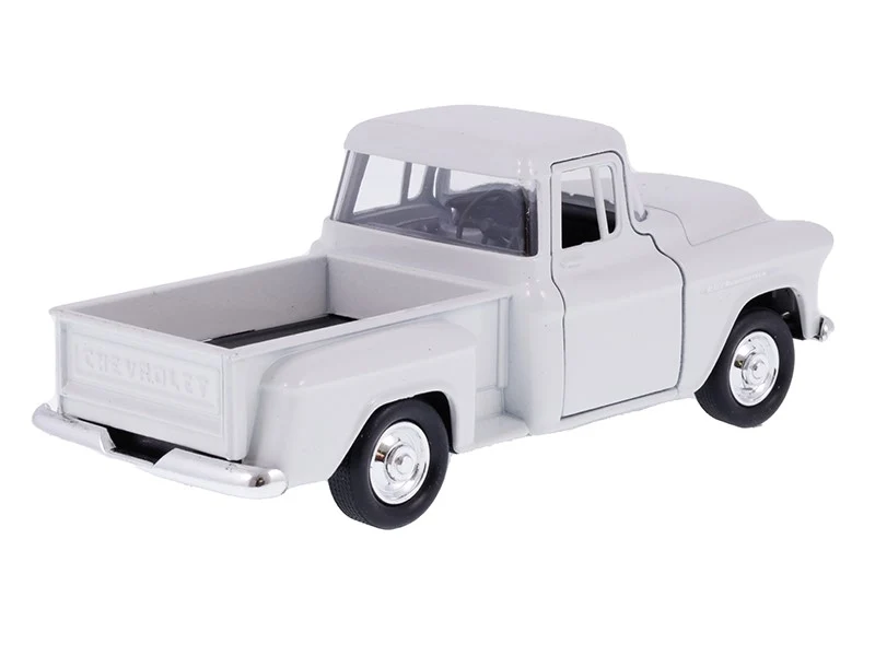 Model 1:34, 1955 Chevrolet Stepside Pick Up, bijeli (A00880CHSB)