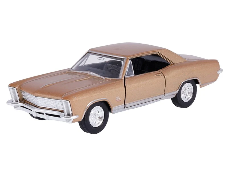 Model 1:34, 1965 Buick Riviera Gran Sport, zlatni (A00875BRZL)