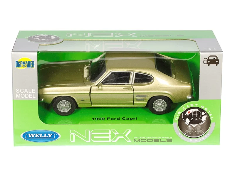 Model 1:34, 1969 Ford Capri, zlatni (A880FCZL)
