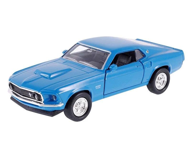 Model 1:34, 1969 FORD Mustang Boss 429, plavi (A876FMB4N)