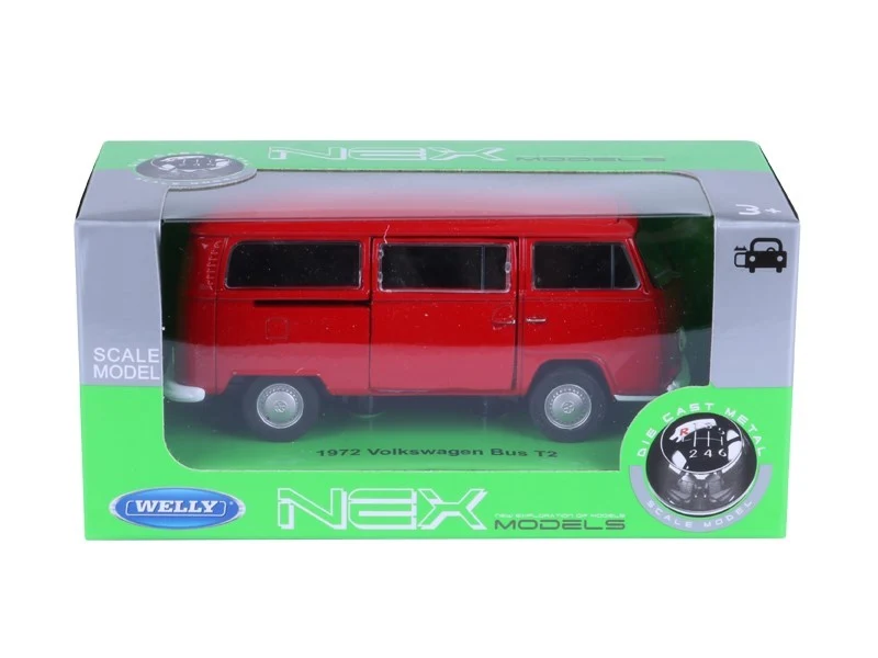 Model 1:34, 1972 VW T2, crveni (A880VWT2C)