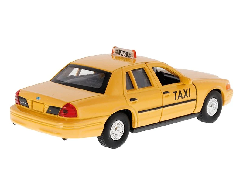 Model 1:34, 1999 Ford Crown Victoria Taxi, žuta (A880FCVTZ)