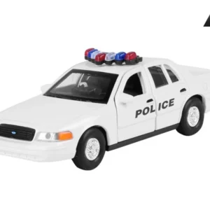Model 1:34, 1999 FORD Crown Victoria, POLICIJA, bijela (A876FCVPB)