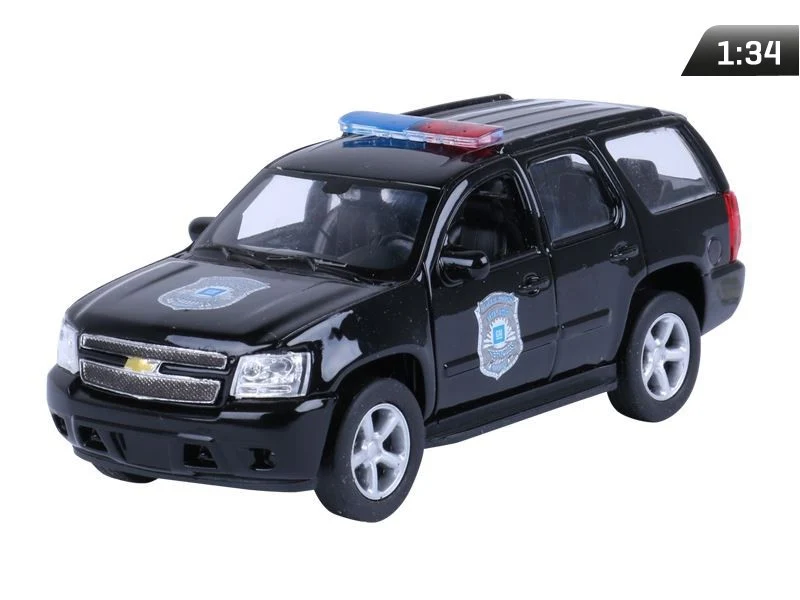 Model 1:34, 2008 CHEVROLET Tahoe, POLICIJA, crna (A876CHTPC)