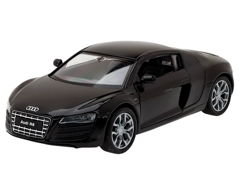 Model 1:34, 2009 Audi R8 Coupe V10, crna