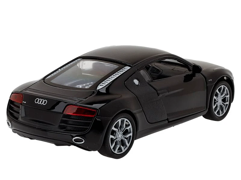 Model 1:34, 2009 Audi R8 Coupe V10, crna