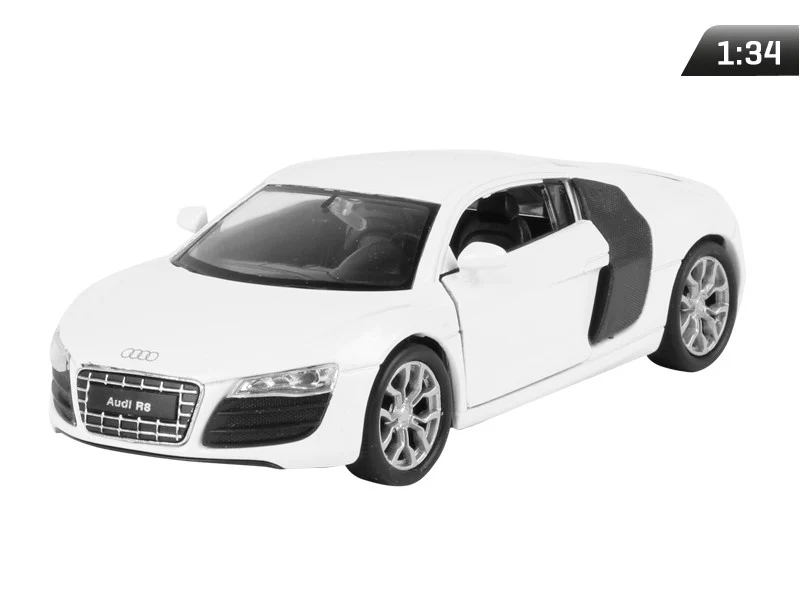 Model 1:34, 2016 AUDI R8 V10, bijela (A880AR8VB)