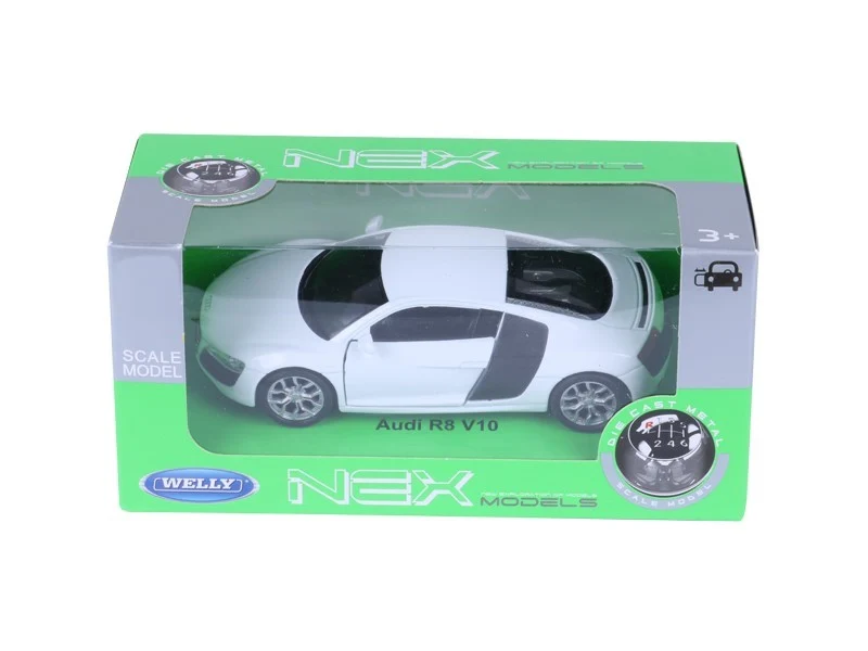 Model 1:34, 2016 AUDI R8 V10, bijela (A880AR8VB)