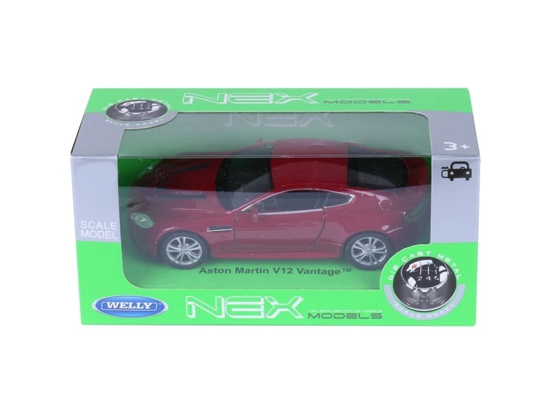 Model 1:34, ASTON MARTIN V12 Vantage, bordo (A880AMVBO)