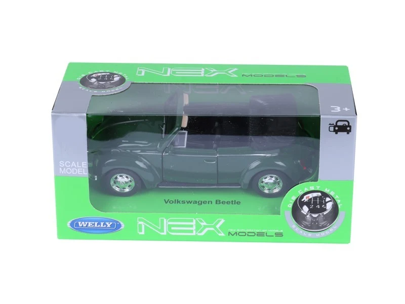 Model 1:34, VW Beetle Cabrio, zeleni (A880VWBCZ)