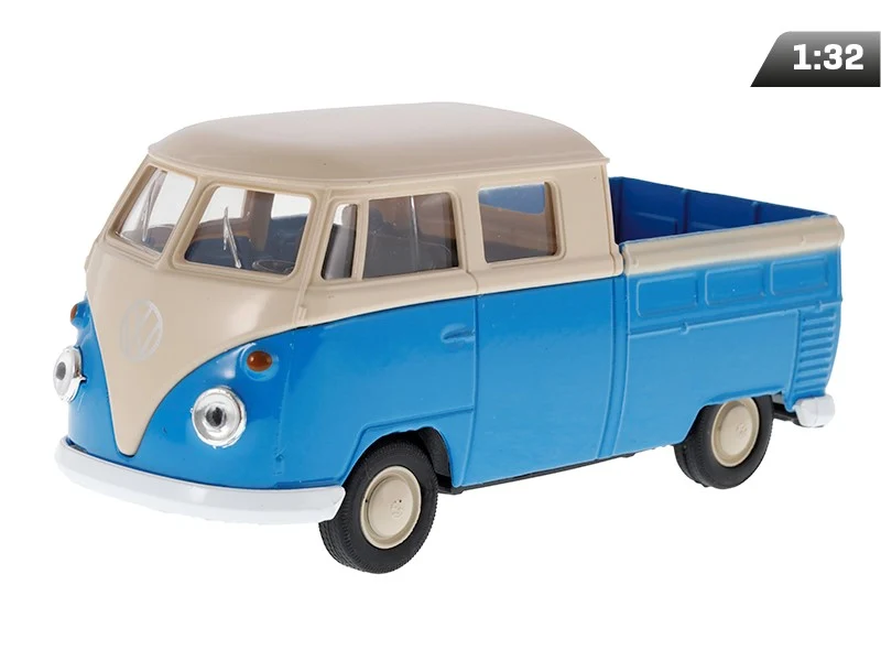 Model 1:34, VW T1 Double Cabin Pick Up, krem-plavi (A880VTDCPNK)
