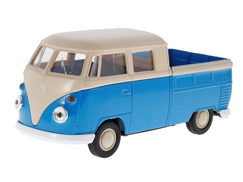 Model 1:34, VW T1 Double Cabin Pick Up, krem-plavi (A880VTDCPNK)