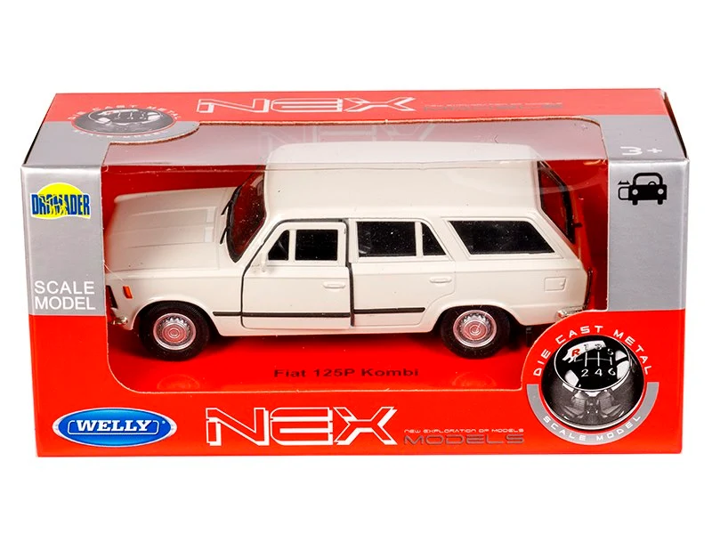 Model 1:34, Fiat 125P Kombi, bijela