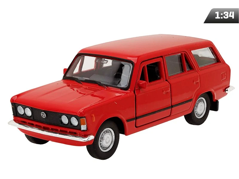 Model 1:34, Fiat 125P Kombi, crvena