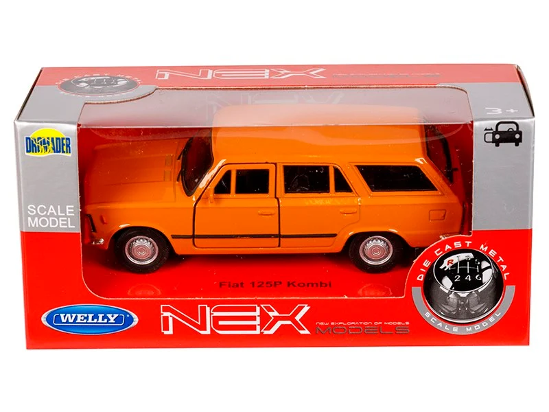 Model 1:34, Fiat 125P Kombi, narančasta