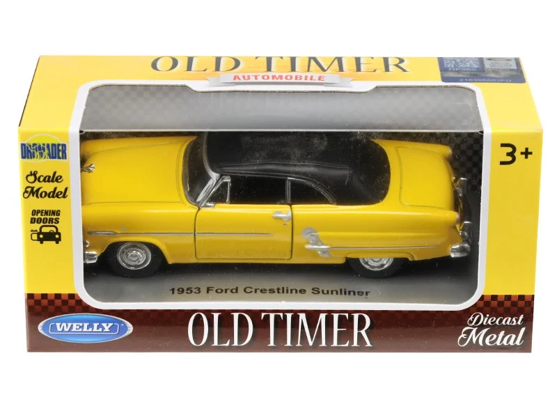 Model 1:34, Ford Crestline Sunliner 1953, žuta