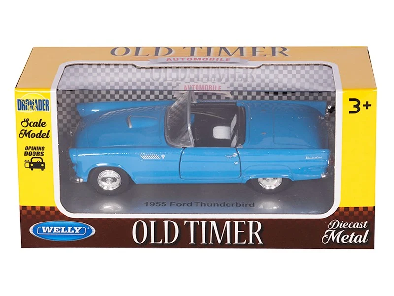Model 1:34, FORD Thunderbird 1955, plava (A00875FTN)