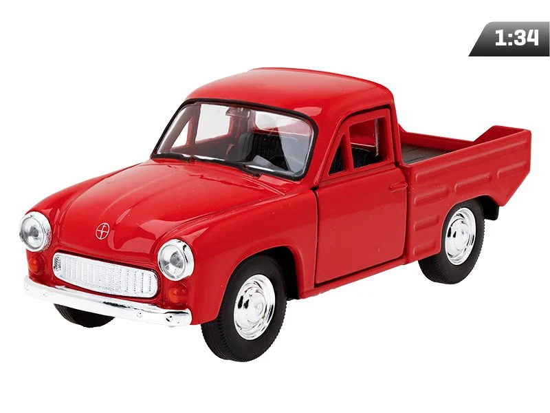 Model 1:34, FSO Syrena R20, crvena