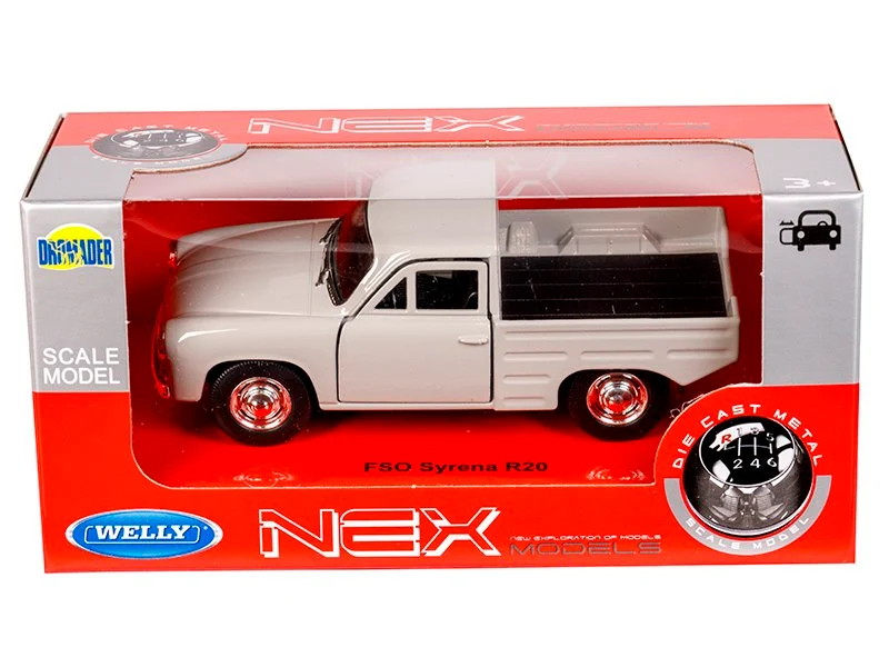 Model 1:34, FSO Syrena R20, siva