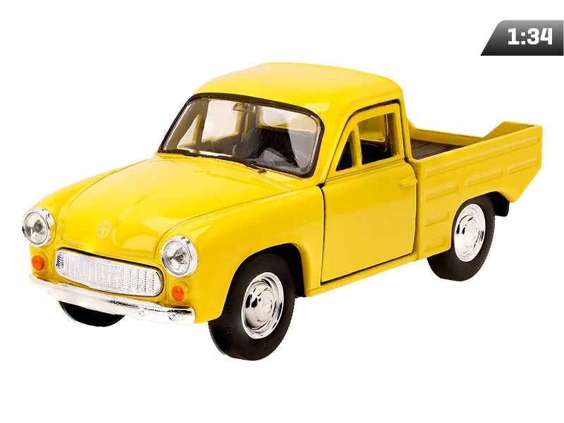 Model 1:34, FSO Syrena R20, žuta