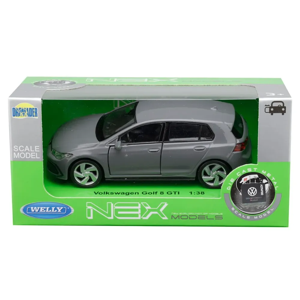 Model 1:34, VW Golf 8 GTI, sivi