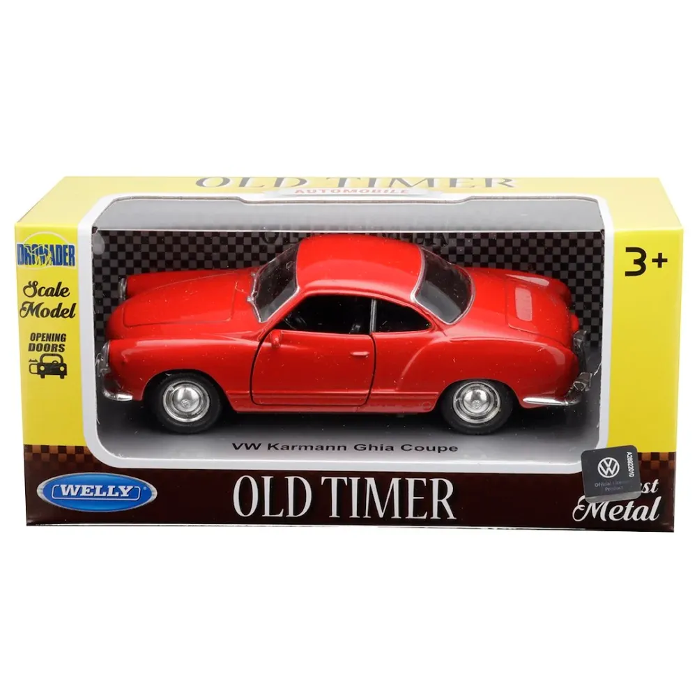 Model 1:34, VW Karmann Ghia Coupe, crveni