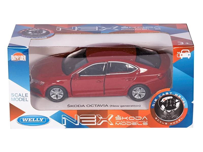 Model 1:34, ŠKODA OCTAVIA, crveni (A02856SOC)