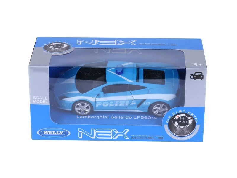 Model 1:34, LAMBORGHINI Gallardo LP560-4, POLICIJA, plava (A876LAGPN)